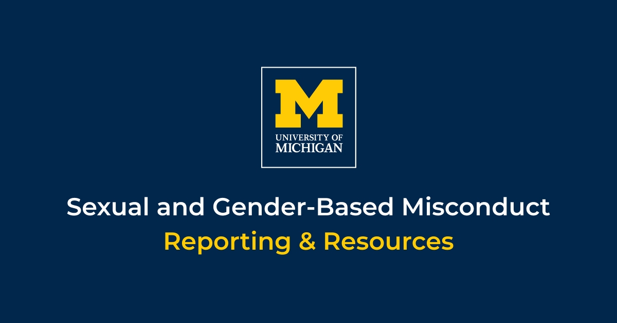 Sexual And Gender Based Misconduct Reporting Sexual And Gender Based Misconduct Reporting And 4076